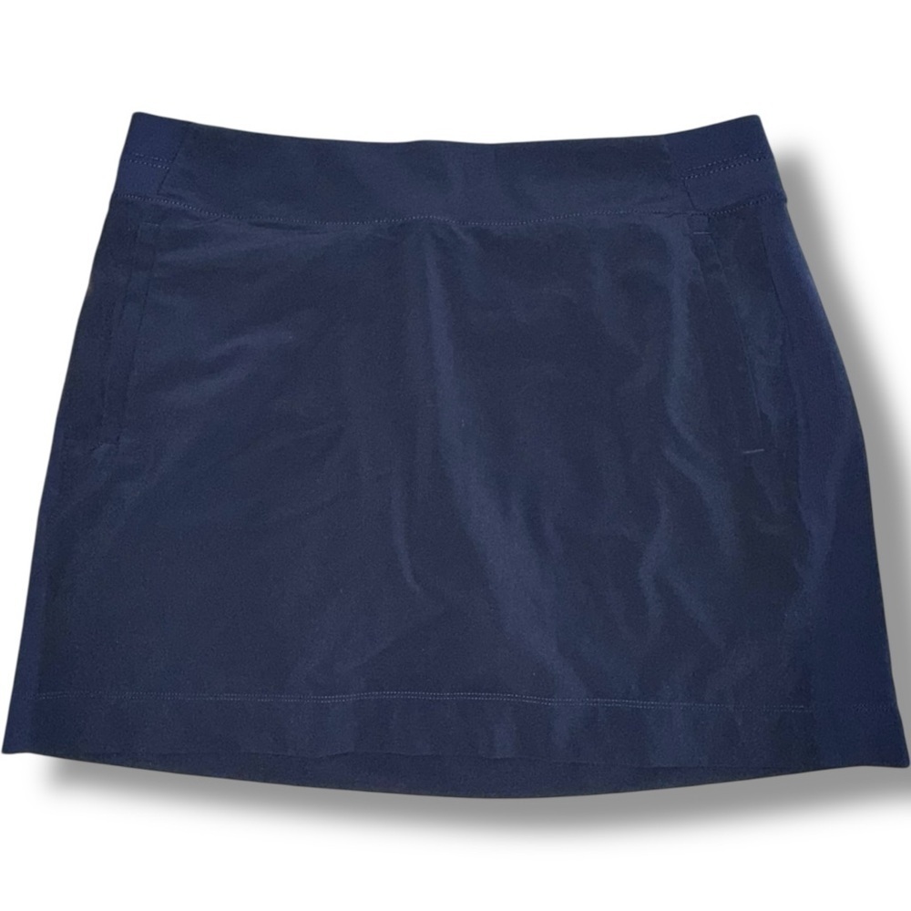 ATHLETA Brooklyn Mid Rise 16” Skort - Navy Women’s 16 - Picture 3 of 9